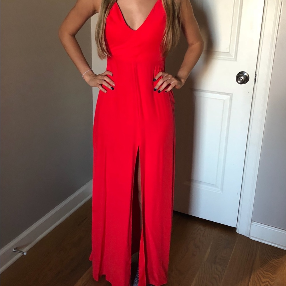 Red prom dress